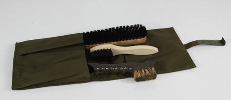 Genuine Surplus Dutch Army Boot Cleaning Kit With Brushes Grade 1
