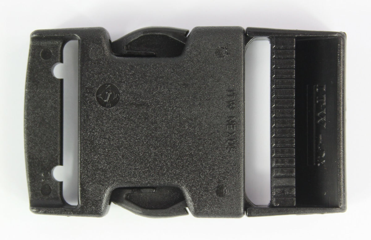 Side Release Buckles Black Plastic Clips Belts Rucksacks  Replacement All Sizes