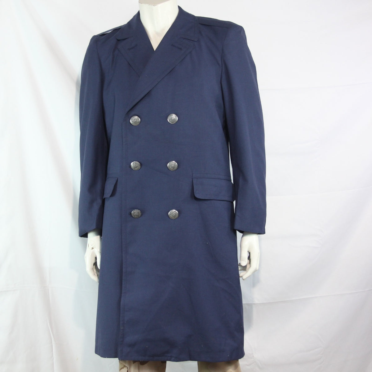 Genuine Surplus USAF Airmans Overcoat Airforce Blue 38-40"  (3796)
