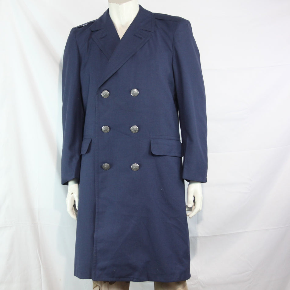 Genuine Surplus USAF Airmans Overcoat Airforce Blue 38-40"  (3796)