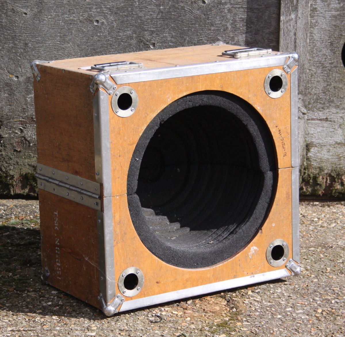 Genuine Surplus Wooden Camera Lens Box Army Airforce Military Ammo type Box 3146