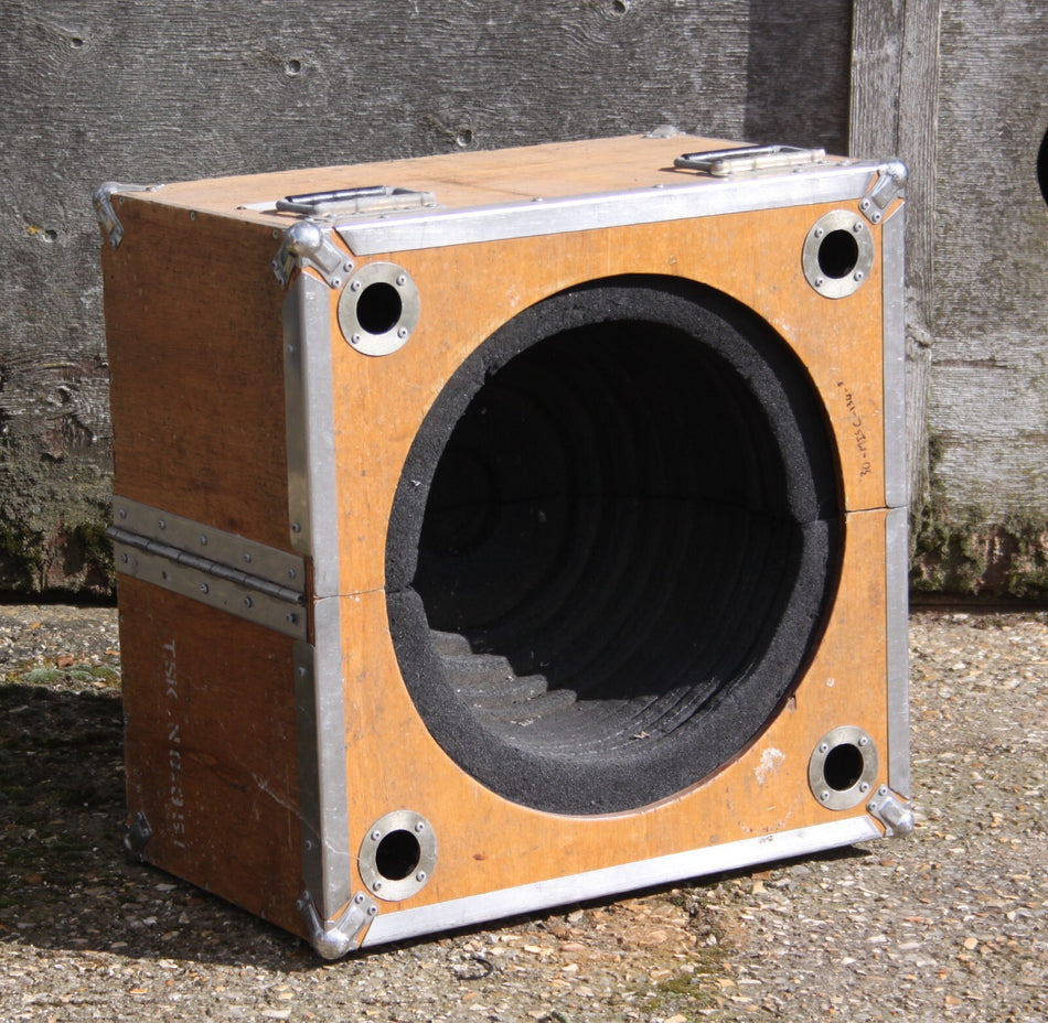 Genuine Surplus Wooden Camera Lens Box Army Airforce Military Ammo type Box 3146