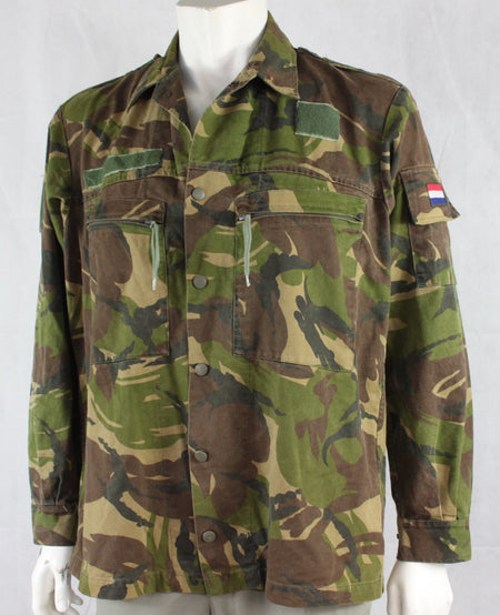 Army Heavy Weight Shirt DPM Camo Genuine Surplus Dutch Army Woodland Camouflage