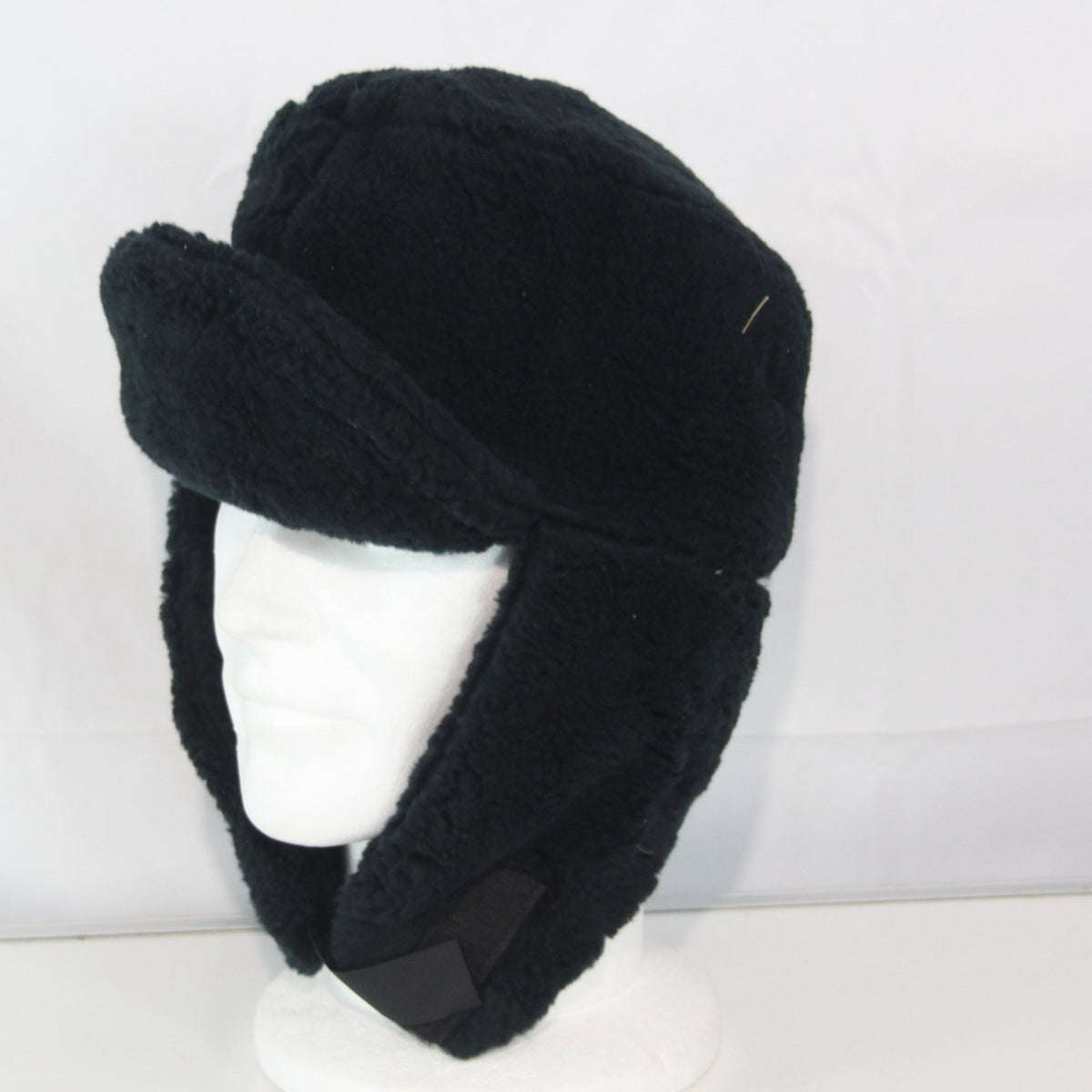 Faux Fur Thermal Winter Hat Genuine Surplus Dutch Army Navy Blue (3933)