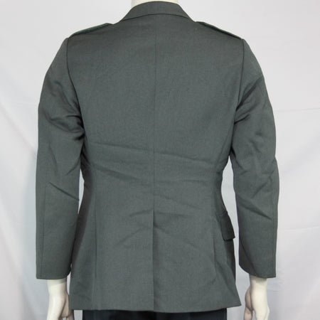 Genuine Surplus Swiss Army Dress Jacket 4 Button Badged Blue Grey All Sizes 3313