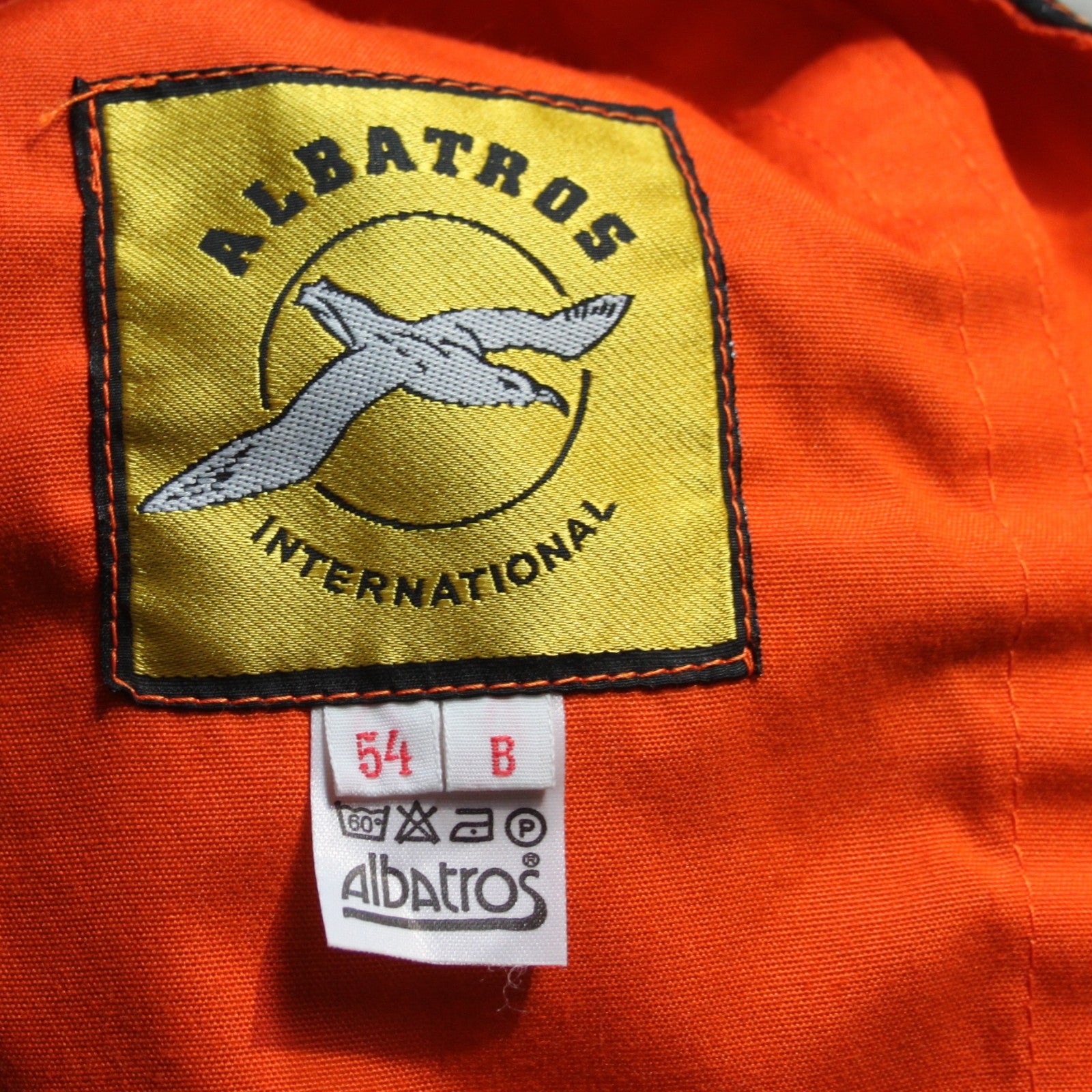 German Military Albatross Flight Suit Orange Coverall Army Airforce 42"(3997)