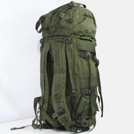 Vintage British Army Genuine Surplus Bergen Rucksack Olive Green 3762