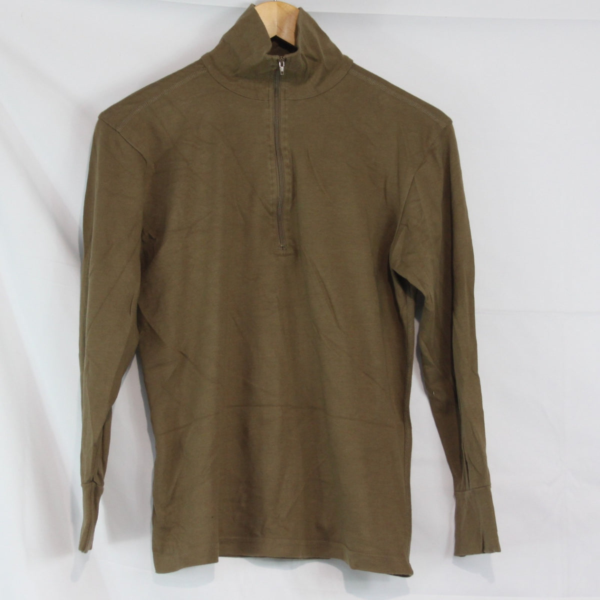 Austrian Army Thermal Top Genuine Surplus Zip Neck Military Long Sleeve (3826)