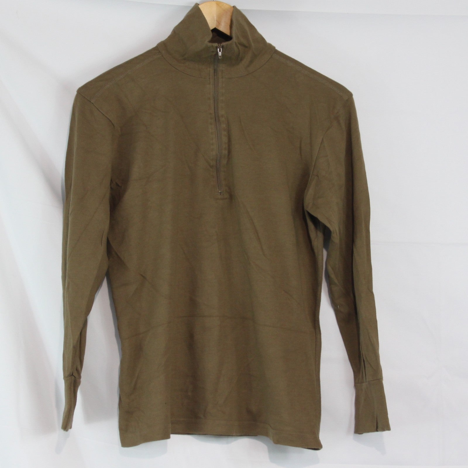 Austrian Army Thermal Top Genuine Surplus Zip Neck Military Long Sleeve (3826)