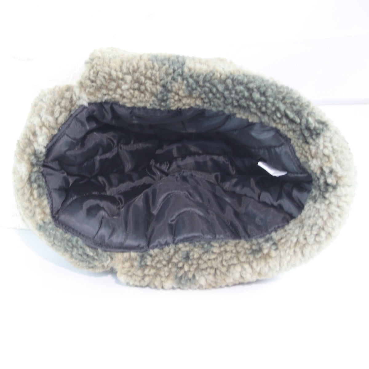 Fleece Mock Sheepskin Winter Trapper Hat Thermal Large Camo (HAT121)