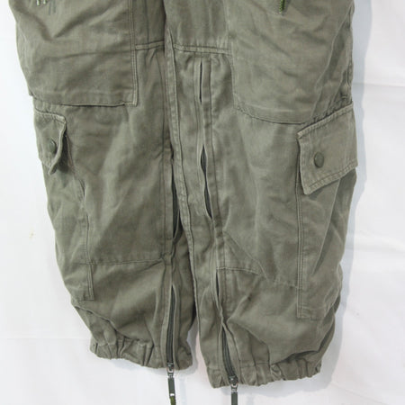 French Army AFV Coverall Olive Green Genuine Surplus 38" Chest Short (4172)