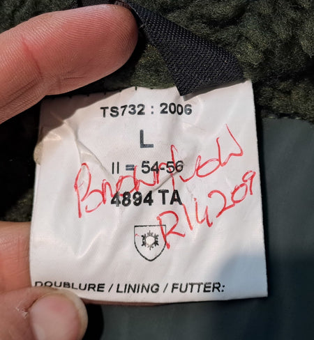 Genuine Surplus British Police Waterproof Parka Rain Jacket Lined 44-46" (2807)
