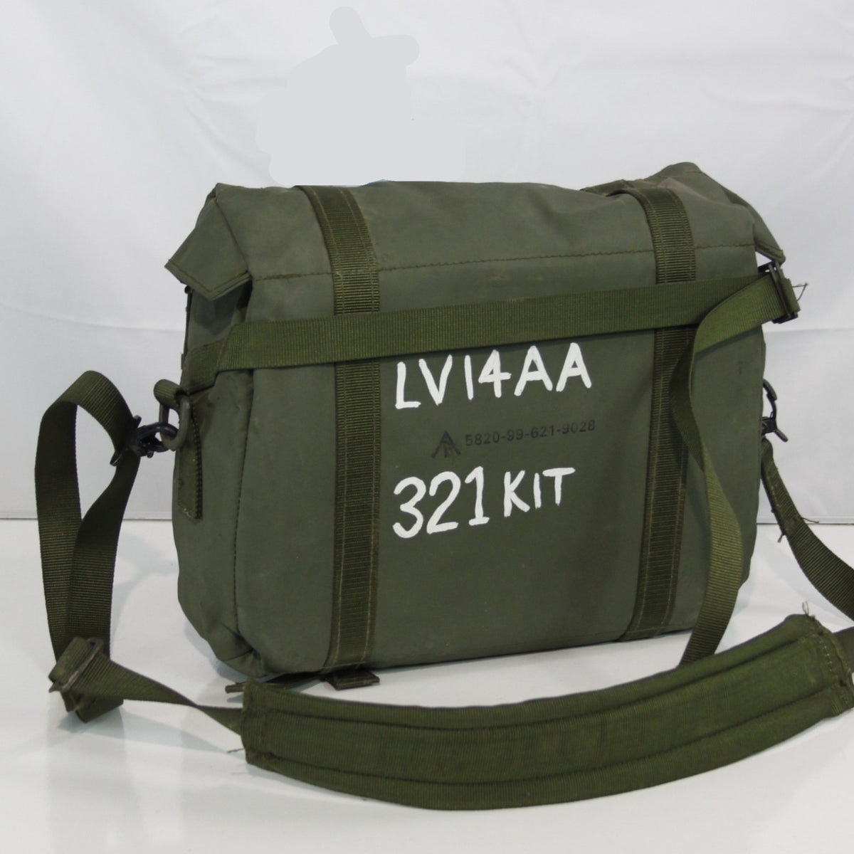 Genuine Surplus British Army Side Bag Waterproof PVC Coated Olive MOLLE (3409)