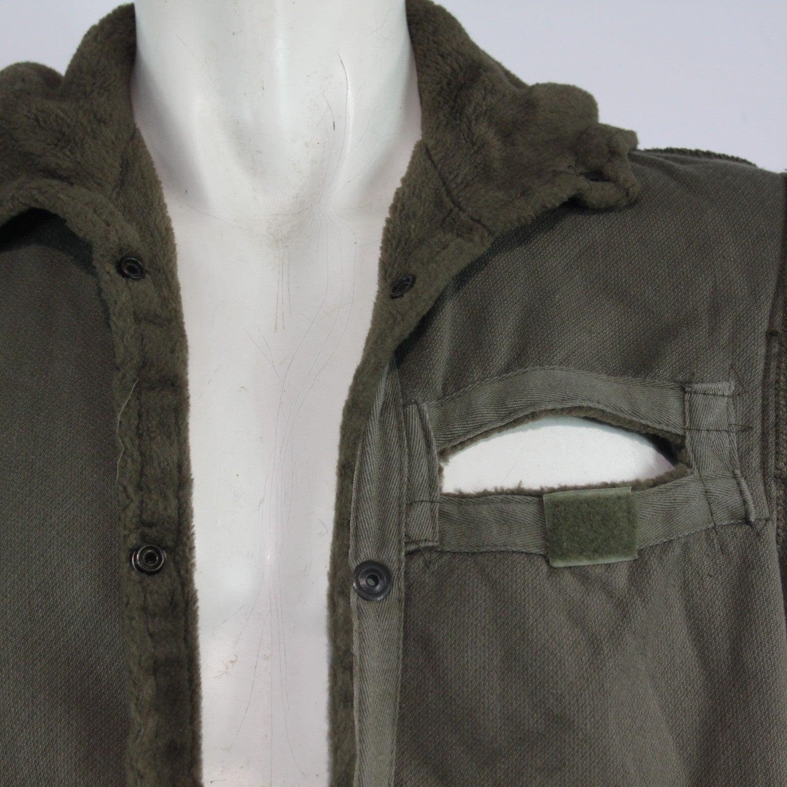 Genuine Surplus Dutch Army Parka Liner Military Thermal Warm Faux Fur (3715)