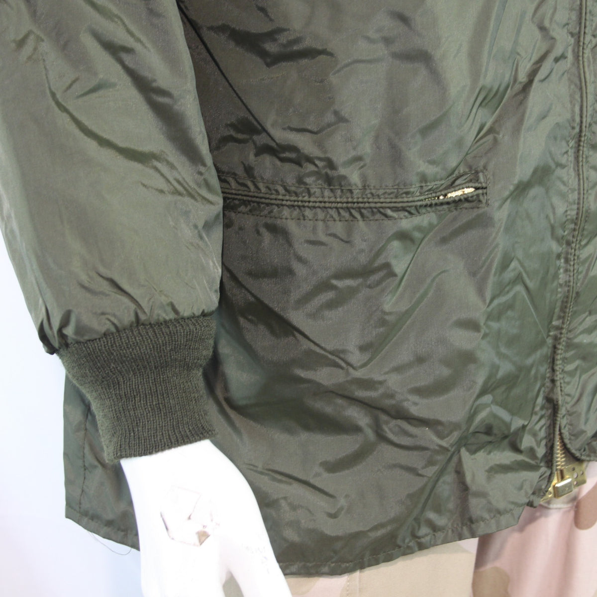 1970's Vintage Italian Army Foul Weather jacket Waterproof Lined 38-40" (4309)