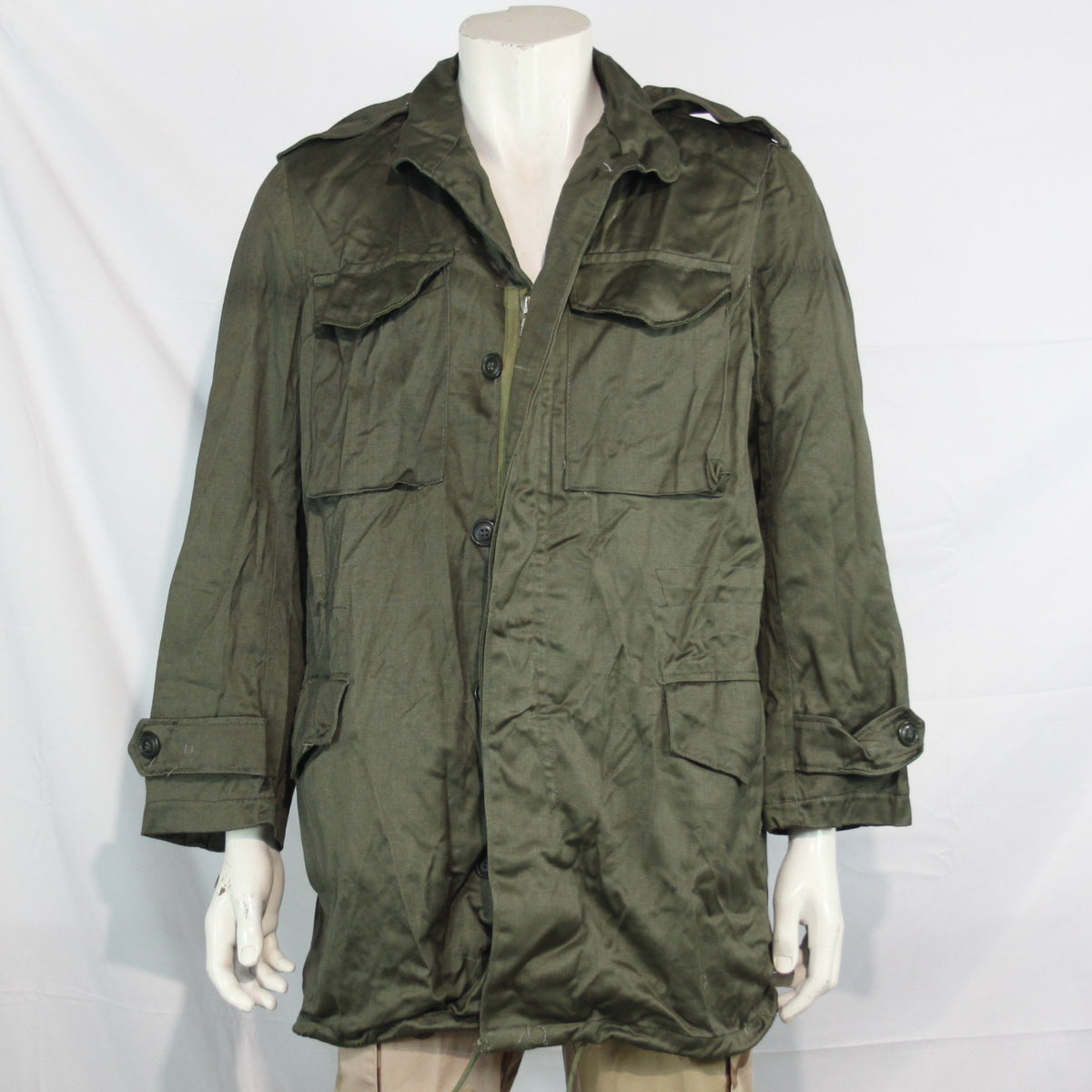 NEW Genuine Surplus Greek Army M65 Jacket Cotton Parka Olive (3351)