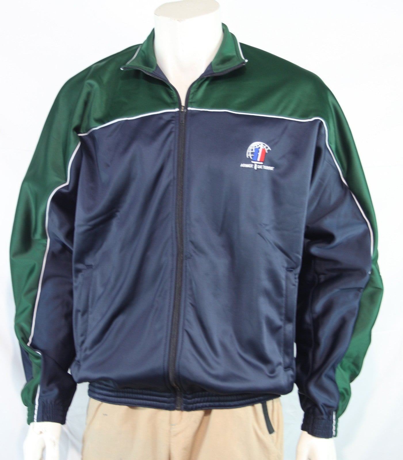 French Army Tracksuit Jacket Top Genuine Surplus Navy Green (2170)