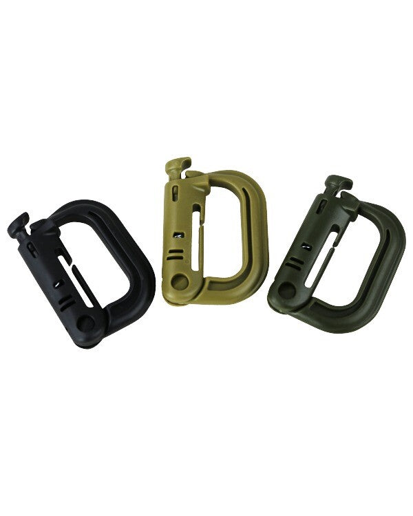 Rapid Locks Army Karabiner Clip  Military MOLLE  Forces Airsoft  Carabina