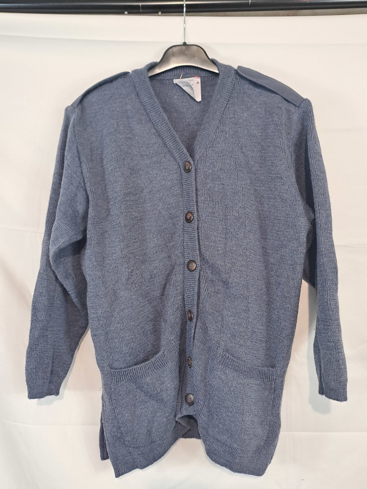 Genuine Surplus British Royal Air Force Cardigan Womens Pockets 32" (1605)