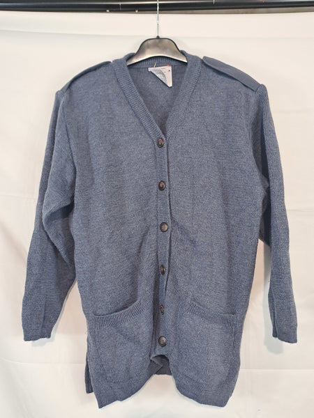 Genuine Surplus British Royal Air Force Cardigan Womens Pockets 32" (1605)