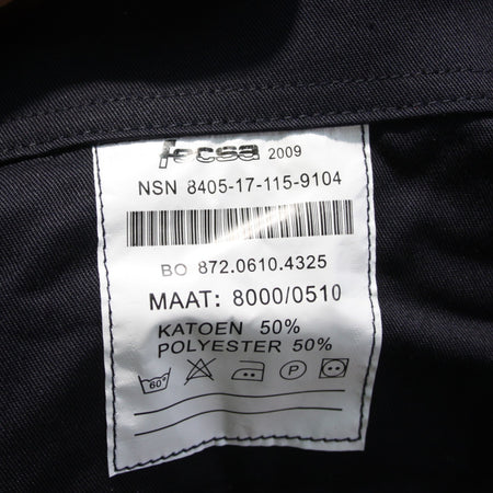 Dutch Marines Shirt Short Sleeve Genuine Surplus Navy 46" (4189)