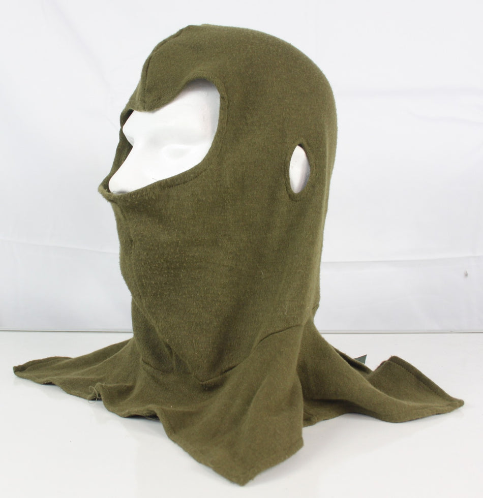Genuine Surplus British AFV FR Tank Crew Balaclava Green