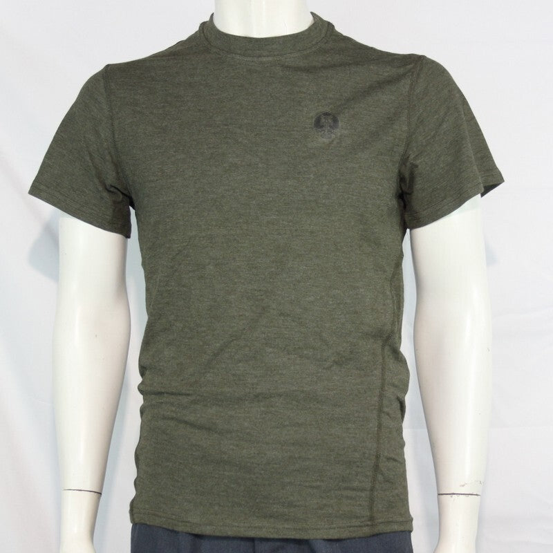 New Genuine Surplus Spanish Military Base Layer Top Short Sleeve Olive (3284)