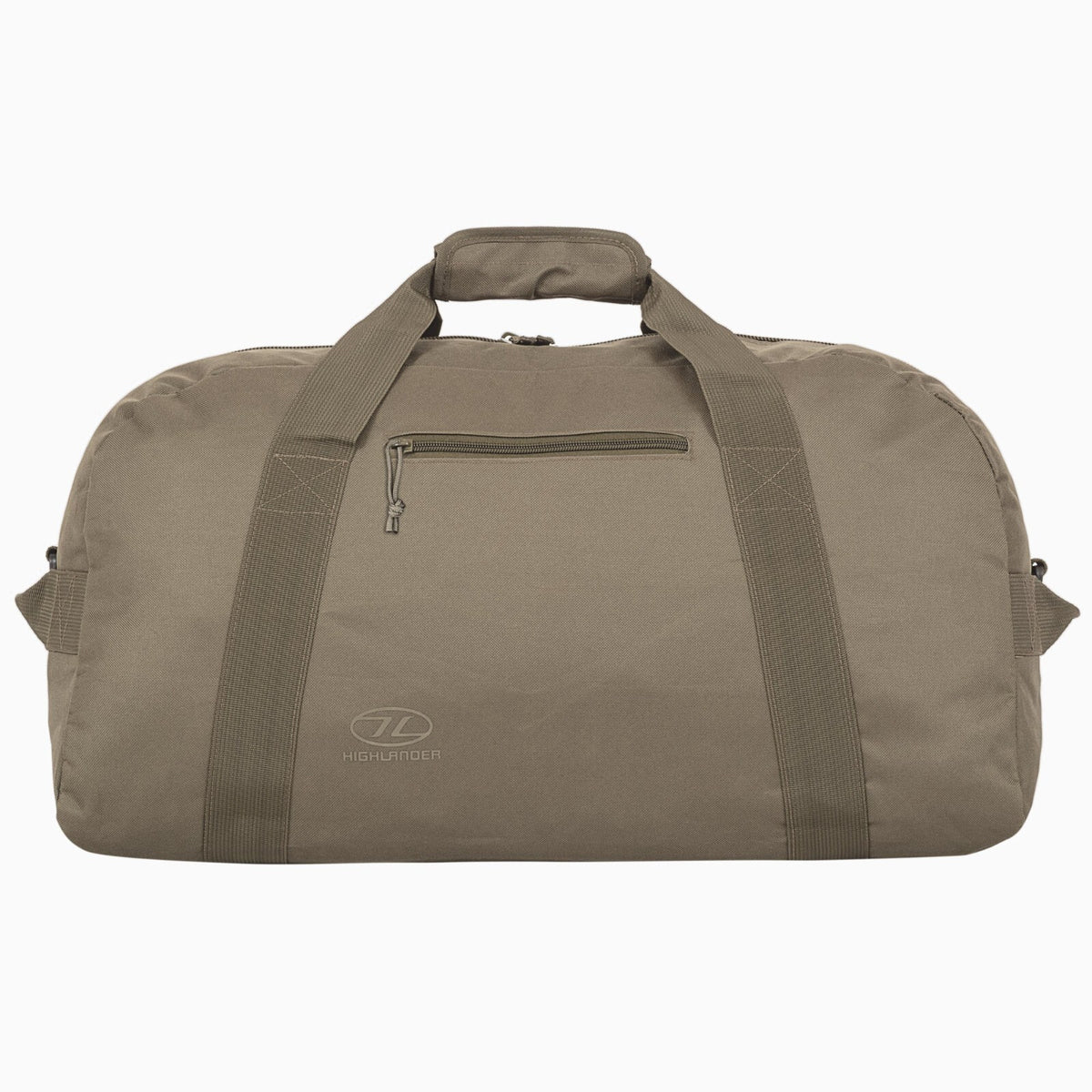 Highlander Cargo Holdall Duffle Bag 45 Litre Medium Strong Durable Black Green