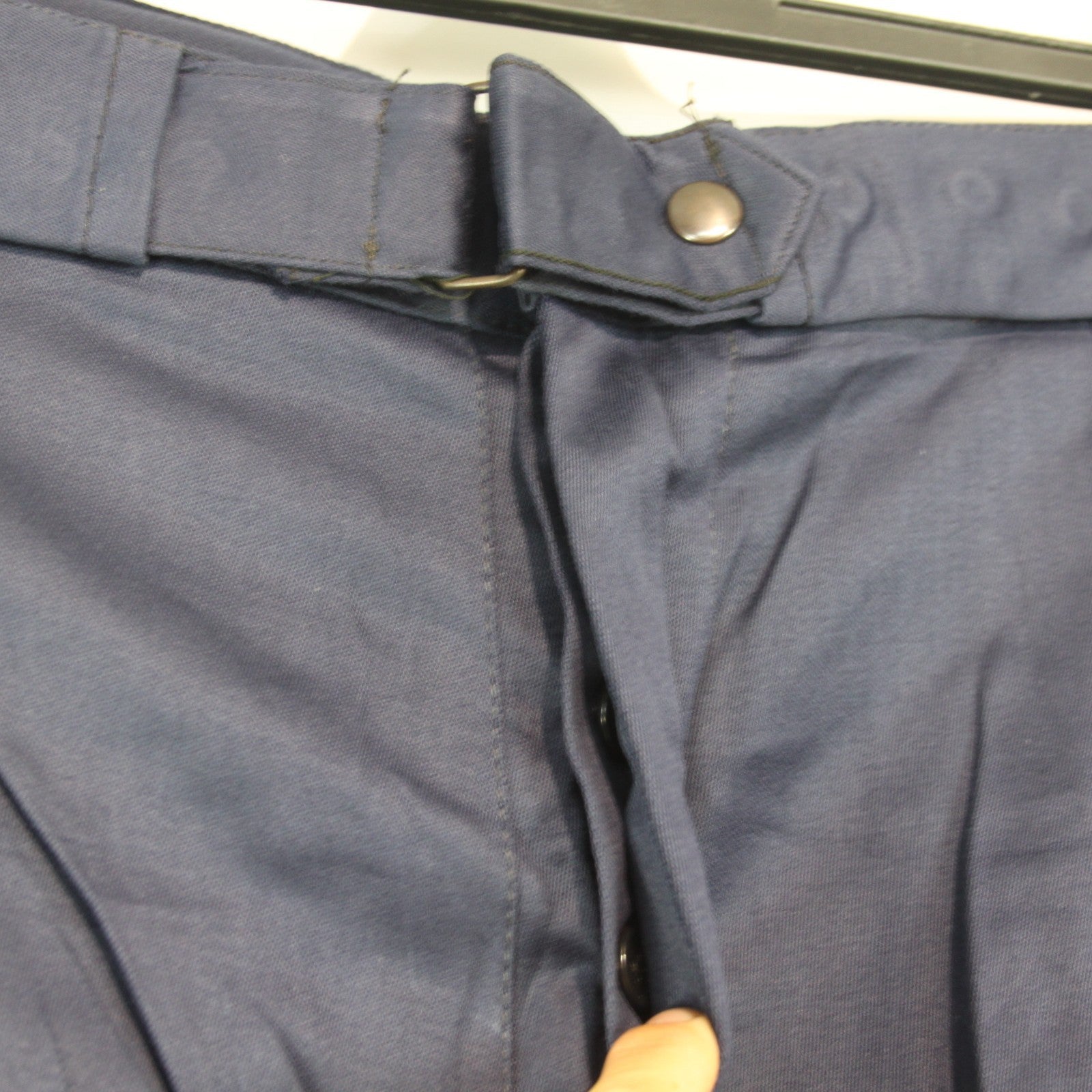 Genuine Surplus French Military Work Trousers Navy Blue G1 (3637)