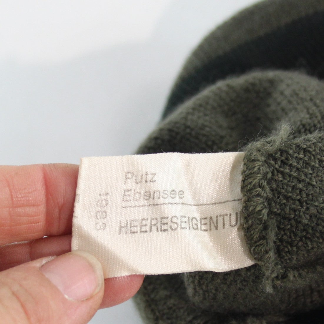 Austrian Army 90% Wool Bob Hat Watch Hat Beanie Genuine Surplus Military 3958