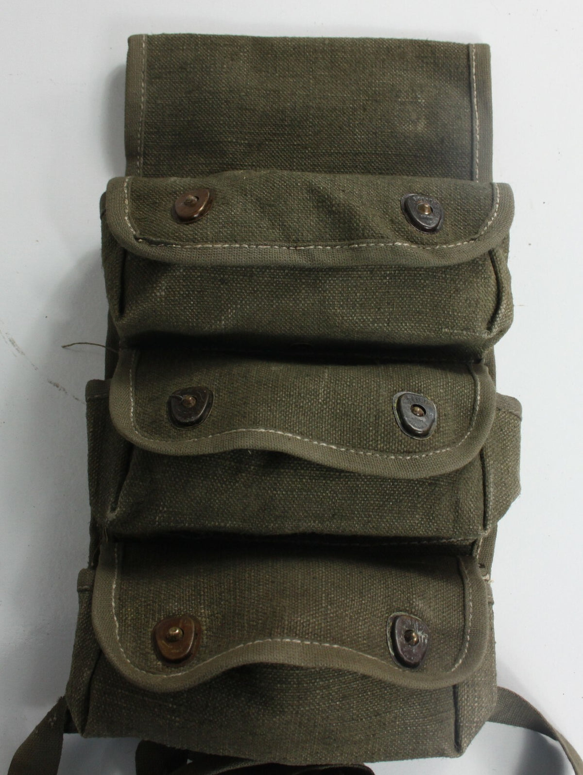 Genuine Surplus Vintage French Army Drop Leg Pouch 1950's Indo China War