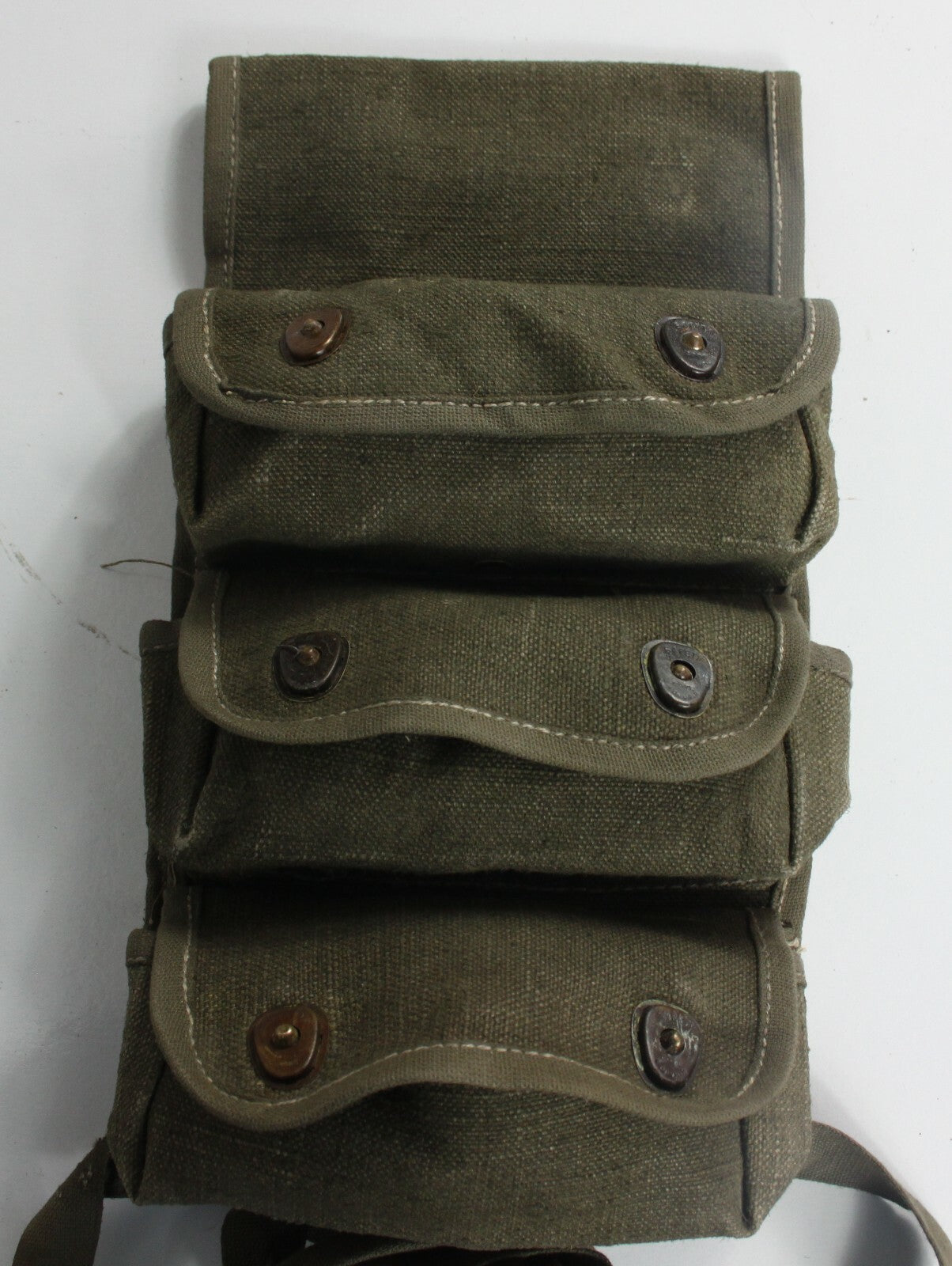 Genuine Surplus Vintage French Army Drop Leg Pouch 1950's Indo China War