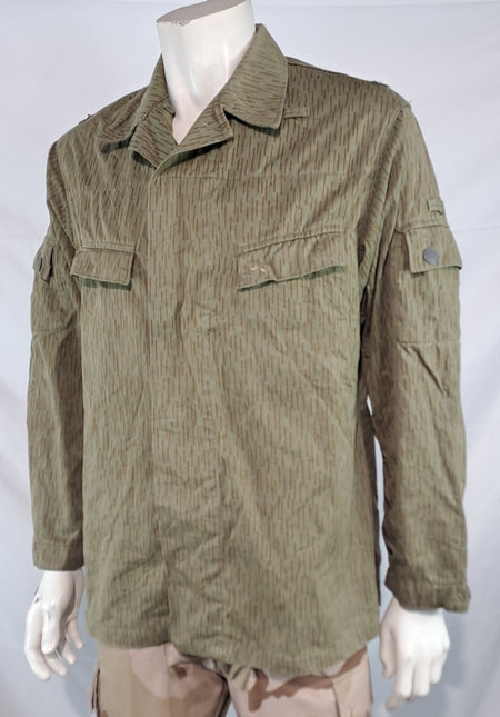 Genuine Surplus East German Strichtarn Raindrop Camo Jacket Canvas Vintage (3073