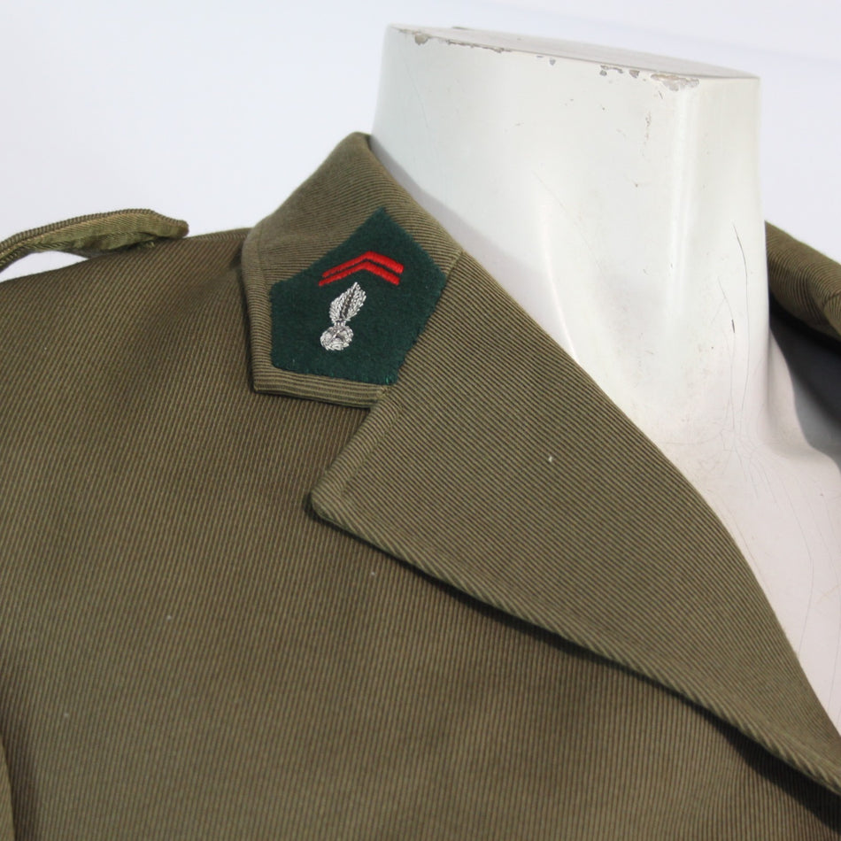 Uniform Dress Jacket Genuine Surplus French Army Heavy Olive 40" Chest (3497)