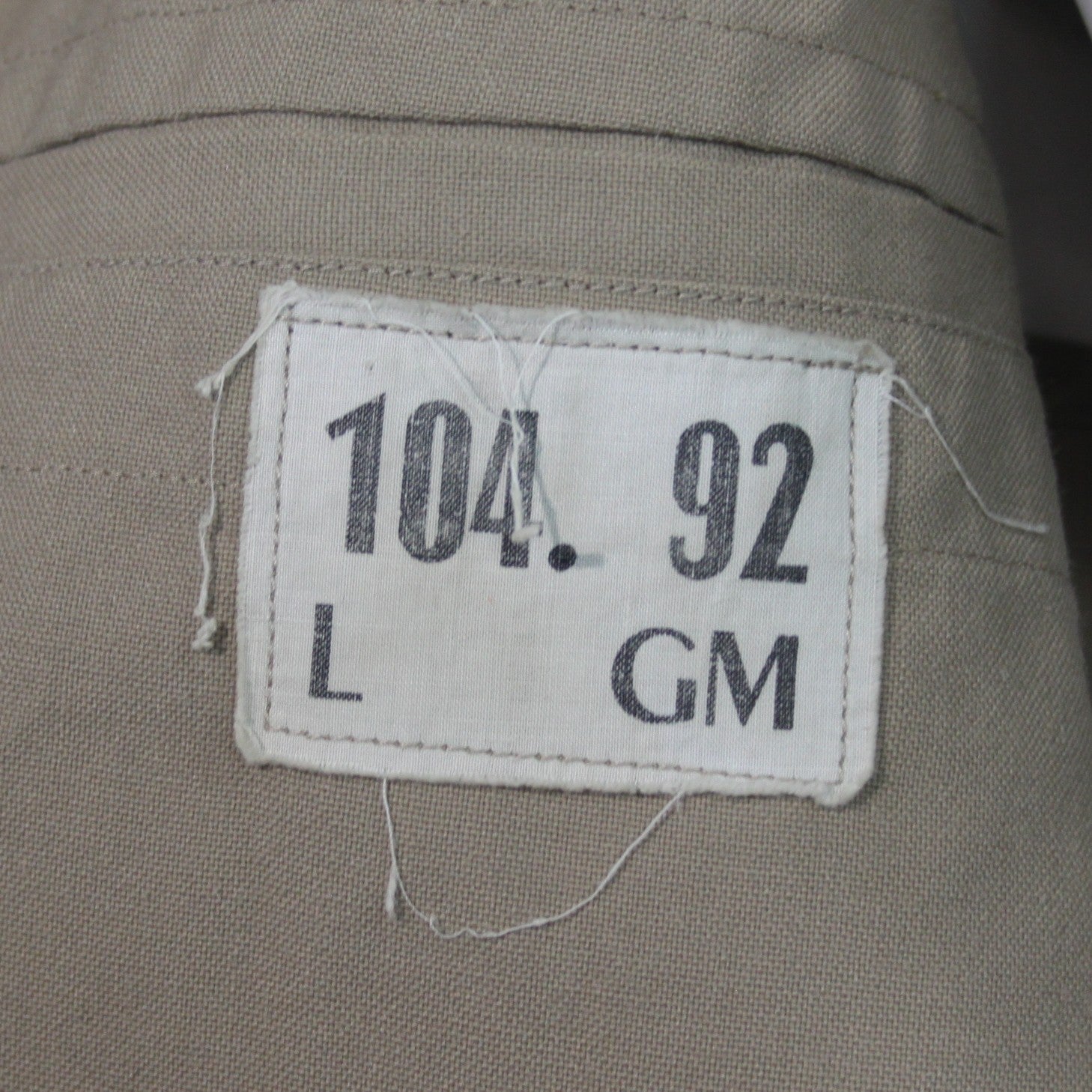 1960's French Artillery Major's Dress Jacket Sand Army Genuine Surplus 40"(4134)