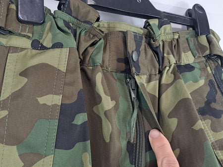 Genuine Surplus Spanish Military Waterproof Over Trousers Camo 30-32" W (2515)