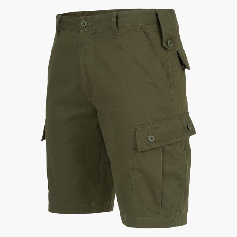 Highlander  Elite Shorts Mens Shorts Cargo Combat Cut Offs Black Olive