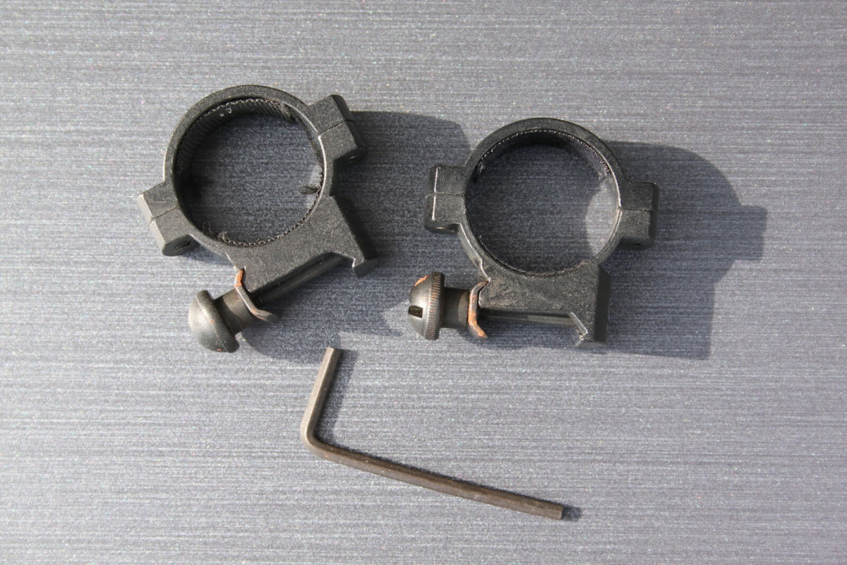 Telescopic Sight Mounts Unbranded Pack of 2 30mm tube 17mm rail Airsoft