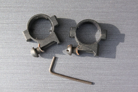 Telescopic Sight Mounts Unbranded Pack of 2 30mm tube 17mm rail Airsoft
