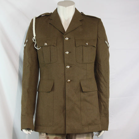 Genuine Surplus British Army Dress Uniform Jacket Tan repaired 40" Chest (4191))