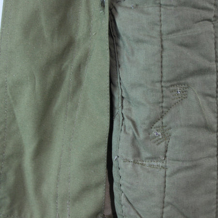 Vintage USSR Soviet Era Parka Winter Coat Padded Khaki Surplus 36-38" (3664)
