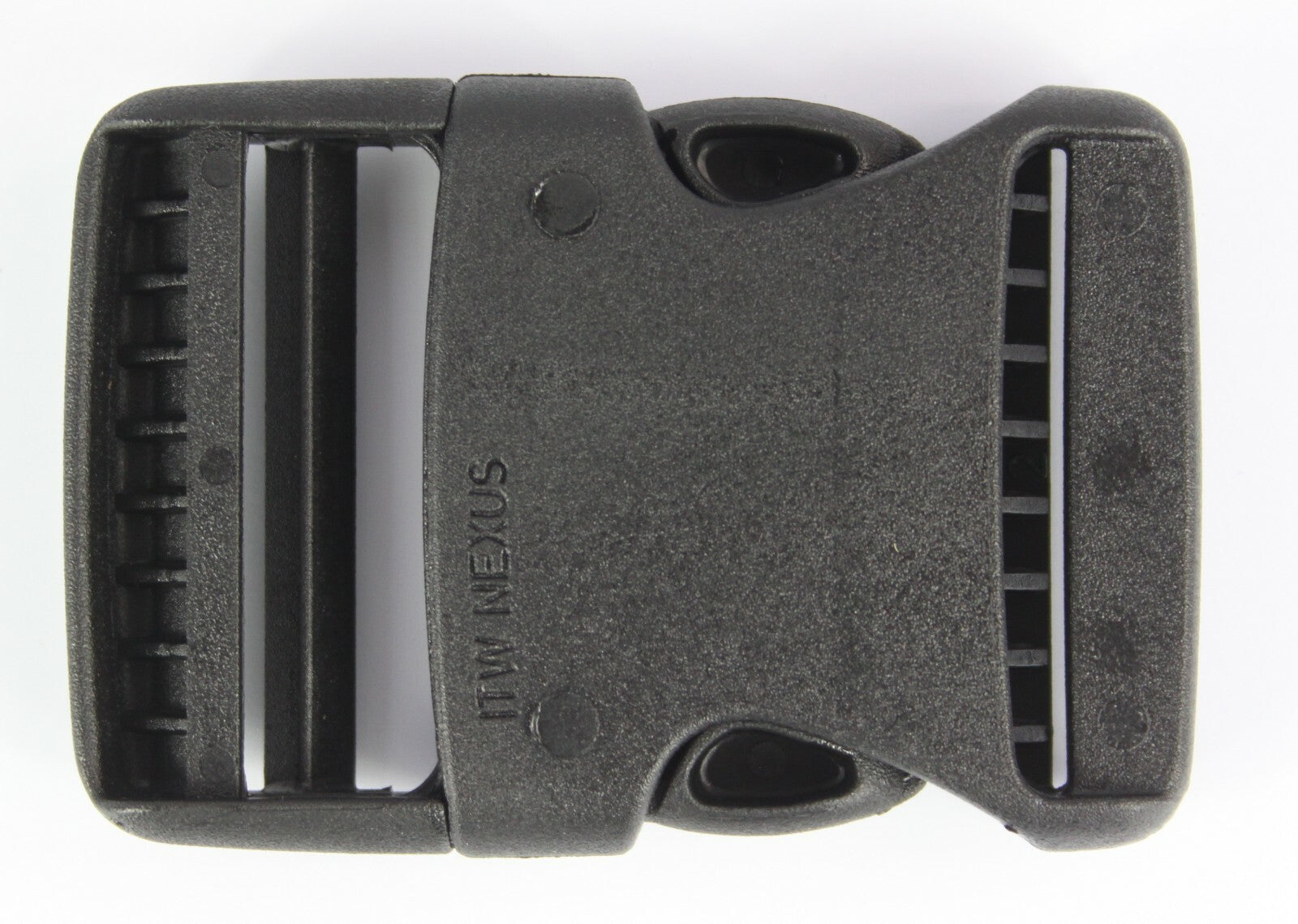 Rounded Side Release Buckles Black Plastic Clips Rucksacks Replacement All Sizes