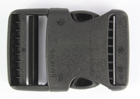 Rounded Side Release Buckles Black Plastic Clips Rucksacks Replacement All Sizes