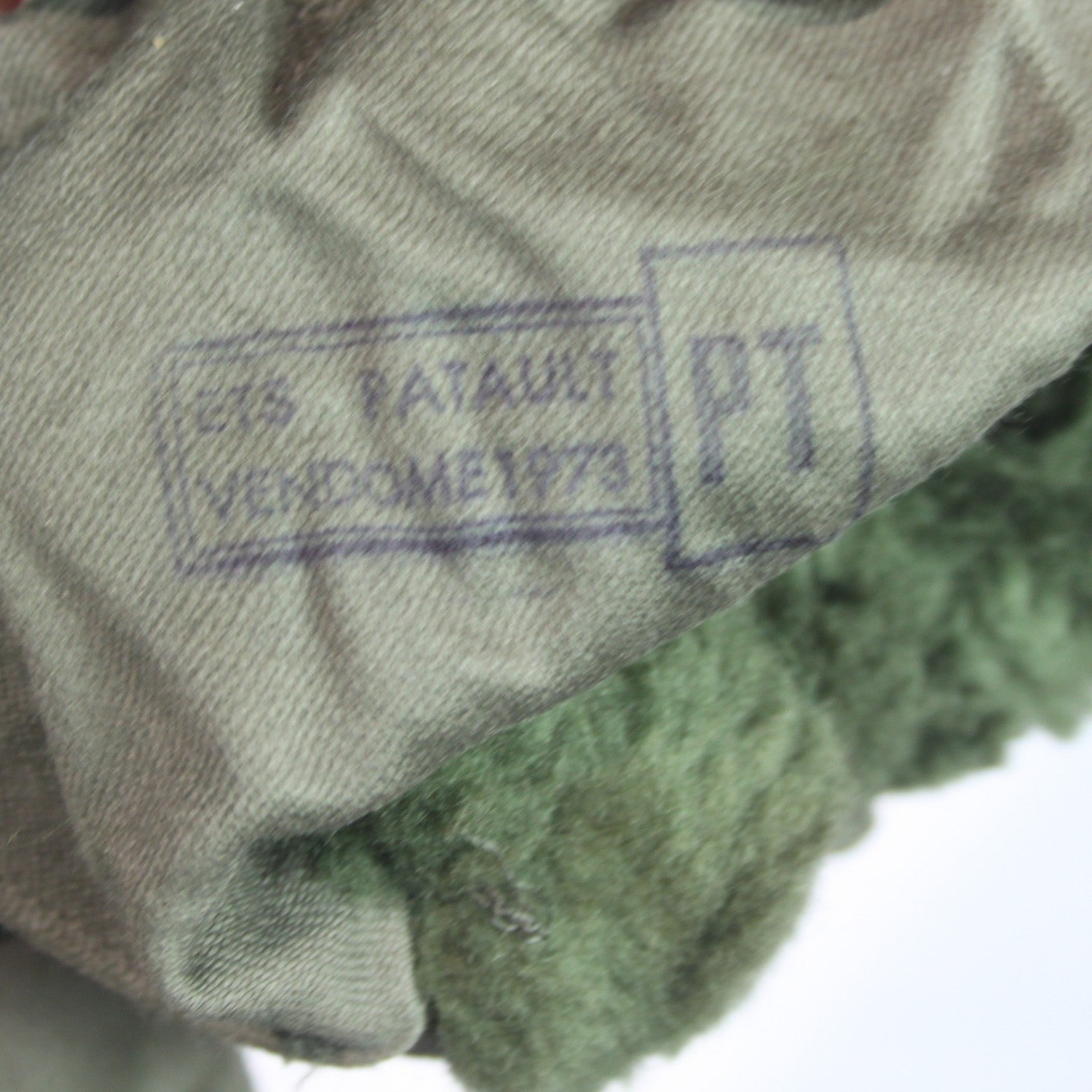 Vintage 1973 Mittens Army Issue Water resistant Faux Fur Lined Small UK8  (4406)