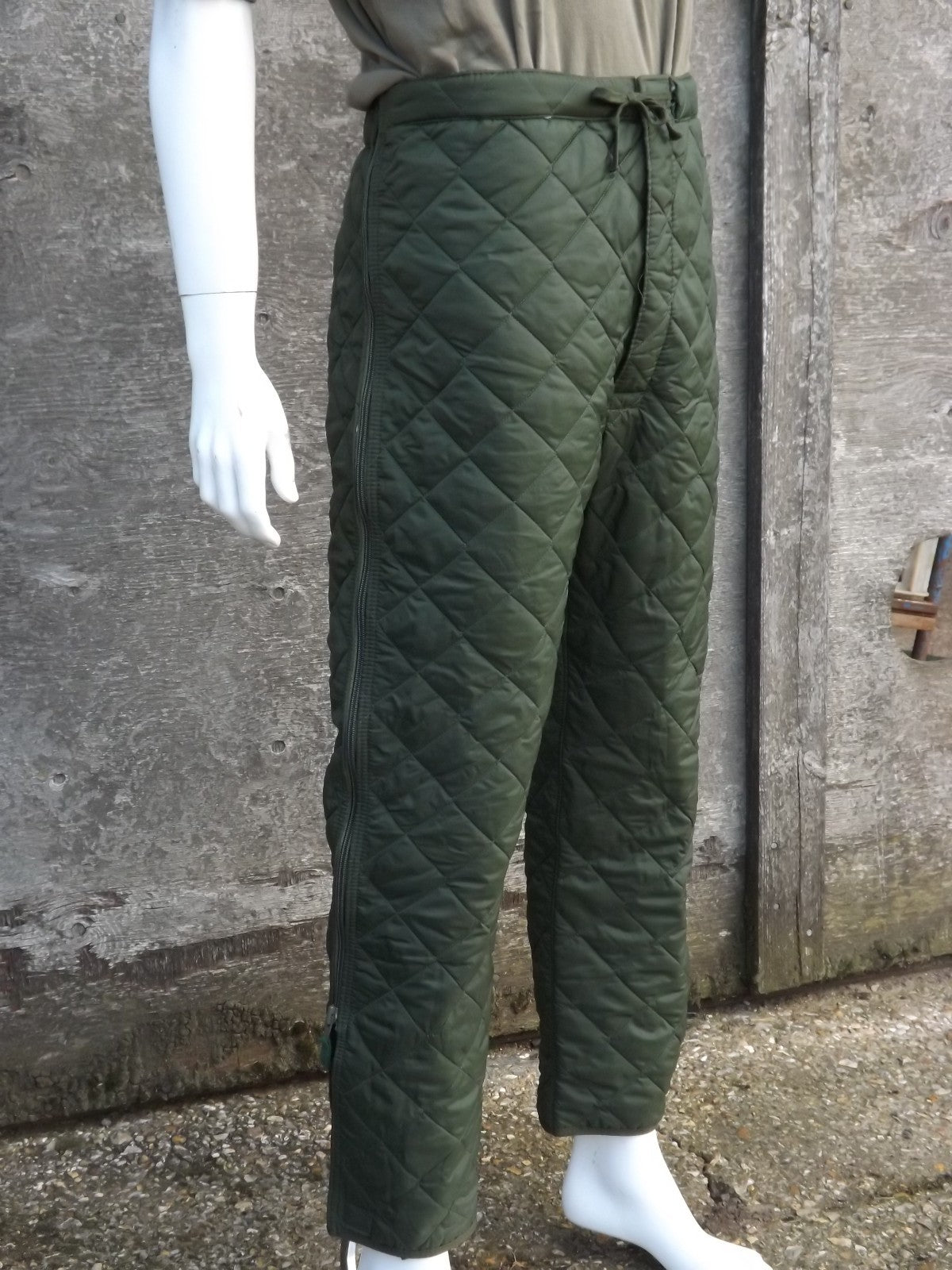 Genuine Surplus British Quilted Padded trouser Liners Thermal Winter (3694)