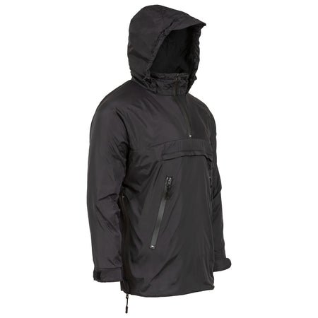 Highlander Halo Smock Lightweight Fleece Lined Pullover Jacket Black Olive Army