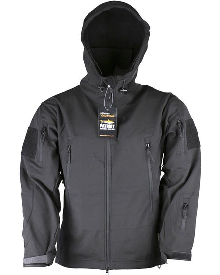 End of Line KT Patriot Softshell Jacket Black Green Camo Tactical military