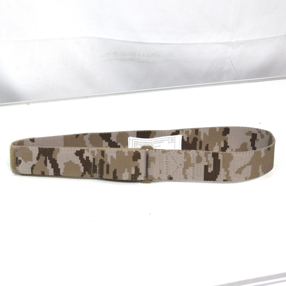 NEW Genuine Surplus Spanish Desert Digital Camo Stretch Belt 38mm  (4080)