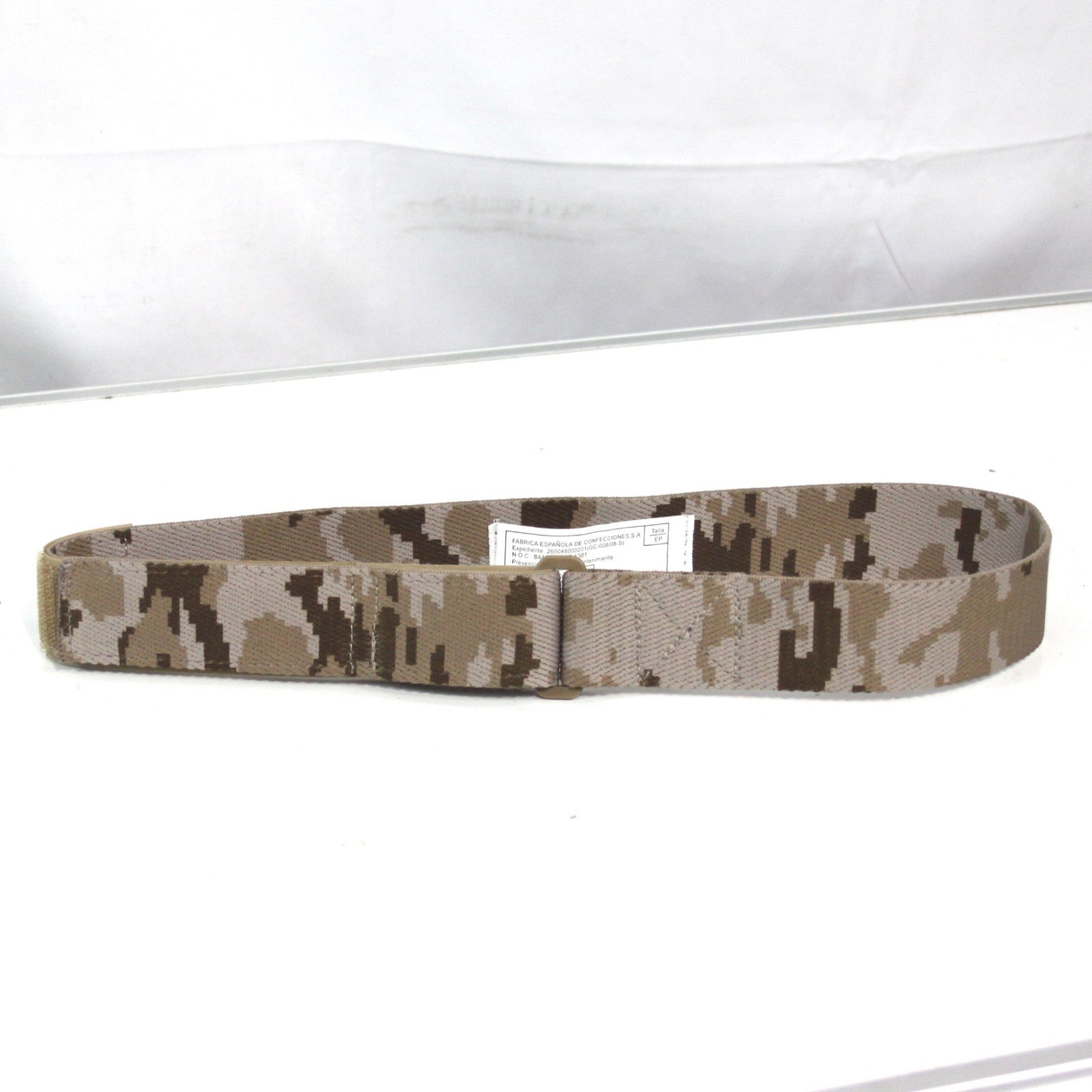 NEW Genuine Surplus Spanish Desert Digital Camo Stretch Belt 38mm  (4080)