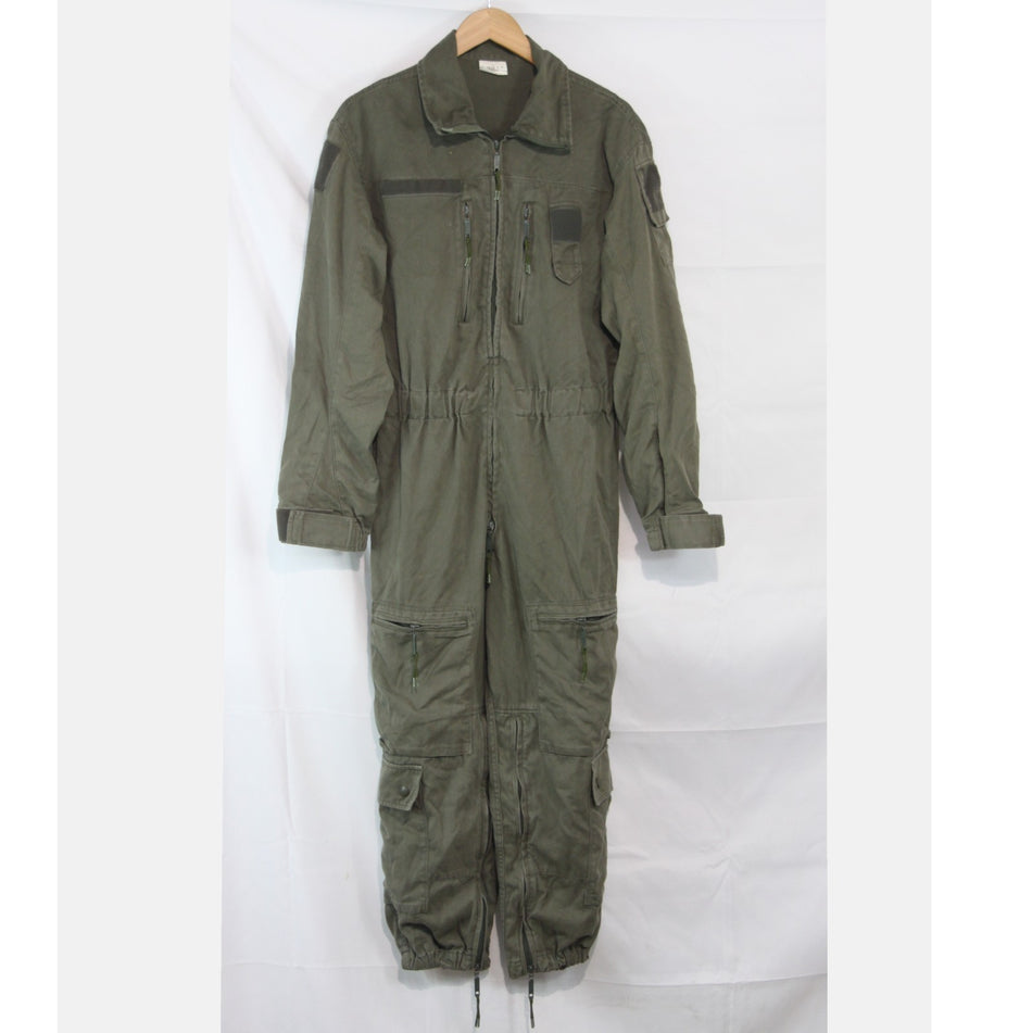 French Army AFV Coverall Olive Green Genuine Surplus 38" Chest Short (4172)